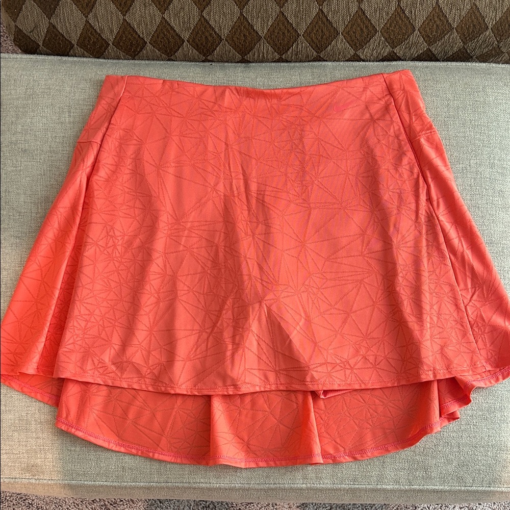 Coral A-Line Nike Women's golf Skirt